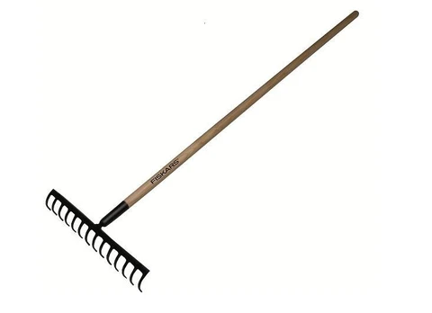 Fiskars Sodo grėblys Solid 30,5 cm su rankena 1014811