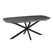 Dining table RAMONA 180/220x90xH75cm, concrete kaina