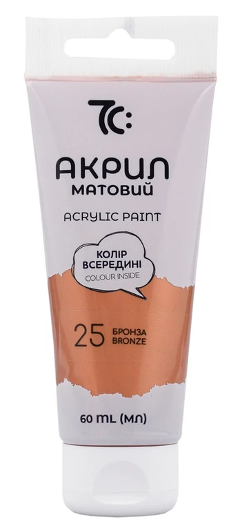 Akriliniai dažai 7C, 60 ml, bronzos sp.