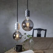 LED stiklinė lempa E27 1,8W Plain Smoke 2,100K Ø 95mm