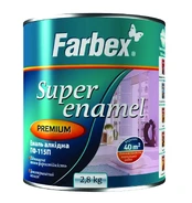 Emaliniai dažai PF-115 FARBEX, raudonos sp., 2,8 kg