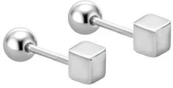 Helix auskarai Cube