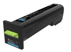 Lexmark 22K grąžinimo programa 72K2XC0 dažų kasetė, žalsvai mėlyna