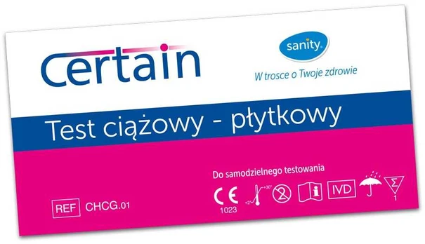 Sanity Tam tikras plokštelės nėštumo testas