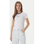 Guess Jeans Marškinėliai W6GPA9 KF641 Balta Slim Fit