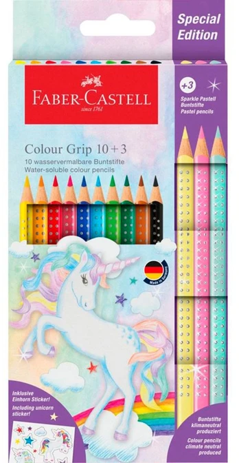 Faber-Castell - CP Colour Grip unicorn 10+3 (201542)