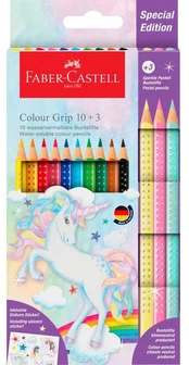 Faber-Castell - CP Colour Grip unicorn 10+3 (201542) kaina