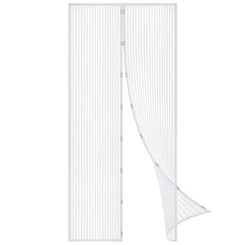 Tinklelis nuo uodų durims su magnetu Vilde 208 x 100 cm baltas