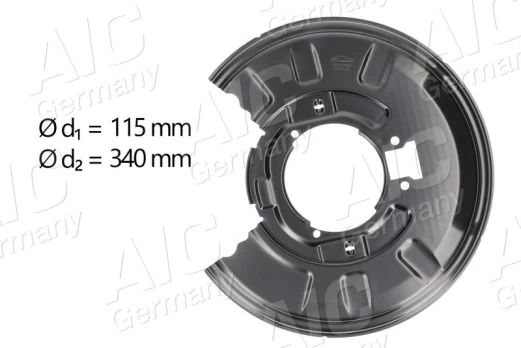 Apsauginis skydas, stabdžių diskas AIC 55911