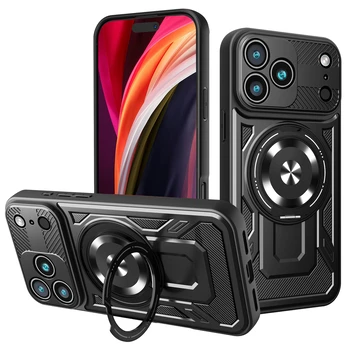 Dėklas Telforceone Defender Armor Mag case for iPhone 17 Pro Max 6,9' juodas