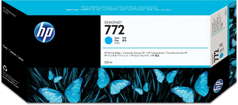 HP 772 ink 300ml cyan DesignJet | CN636A