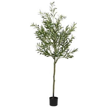 Dirbtinis alyvmedis, žalios spalvos, 180cm, 700 lapų