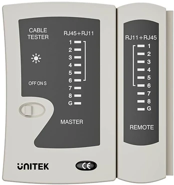 Unitek Unitek RJ45/RJ11 tinklo kabelio testeris