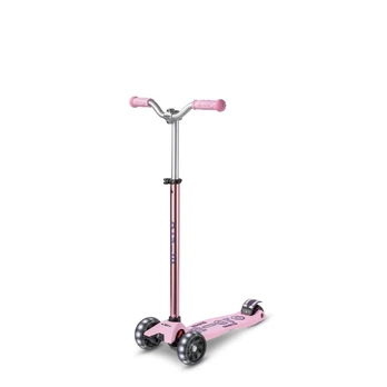 Paspirtukas Maxi Micro Deluxe Pro LED Rose