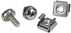 StarTech SCREWS + CAGE NUTS M5/20 PACK OF M5 SCREWS + M5 NUTS