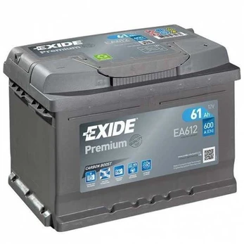 Akumuliatorius EXIDE 61 Ah 600 A EN 12V