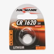 Elementai ANSMANN CR1620, 1vnt., litis, 3V kaina
