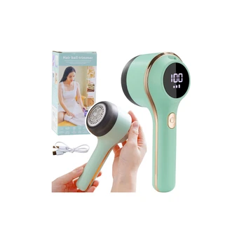 Lean Electric Fabric Shaver 3 Speed Modes Žalias