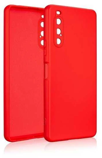 Beline Dėklas Silicone Sony Xperia 10 V raudona/red