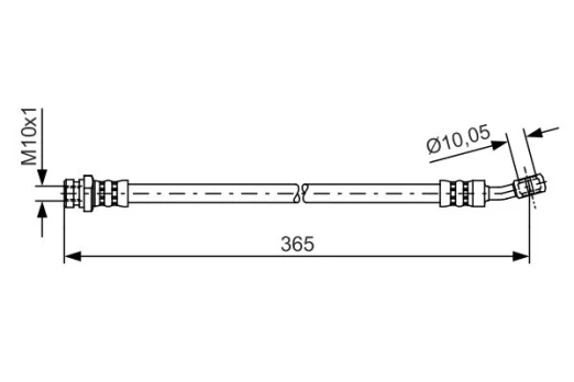 BOSCH 1 987 481 456 Brake hose