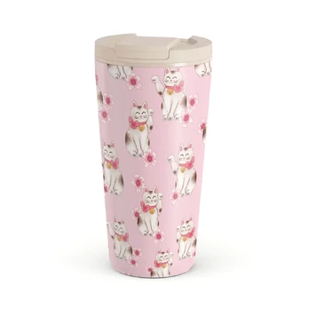 Maneki Neko - Travel Mug, 500 ml / Flap