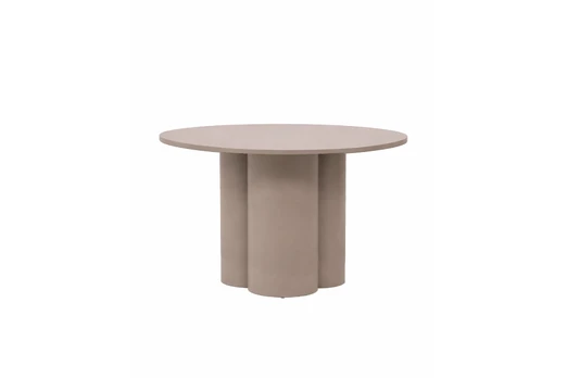 Olivia sofos stalas Ø80 – rudos spalvos MDF /