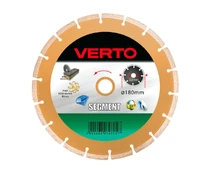 Verto segmentuotas deimantinis diskas 180 mm 61H3S8 kaina