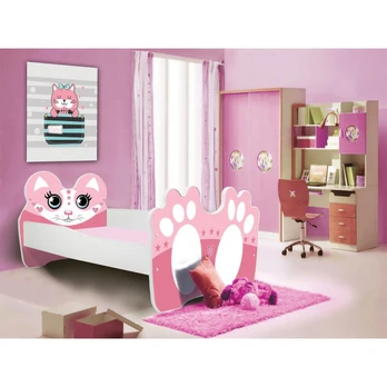Lova su čiužiniu BEAR PINK 140x70