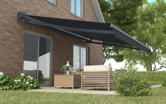 Automatinė terasos markizė Premium Automatic, 450x300 cm, Grey