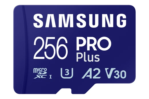 USB atmintinė Samsung Pro Plus MicroSD 256GB 2023 Blue