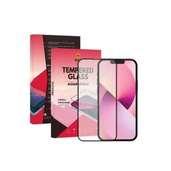 Mocco Full Glue Signature Edition Tempered Glass Full Coverage with Frame  Apple iPhone 15 Pro Black