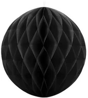 Party Deco Sort papirvæv kugle, 40 cm