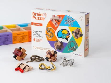 Brain Puzzle - set of 6