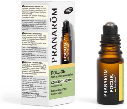 Pranarom Aromaboost Focus Roll-On eterinis aliejus 5 ml