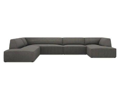 Panoramic Left Corner Sofa, "Siena", 7 Seats, 366x273x69 Made in Europe