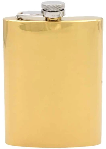 Aukso spalvos metalinė gertuvė, 237 ml