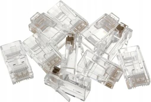 Kompiuterinis Rj45 8p 8c kat.6 kištukas, 10 vnt.
