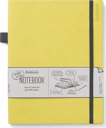 Peter Pauper Press Bookaroo Bloknotas Journal duży - Limonkowy