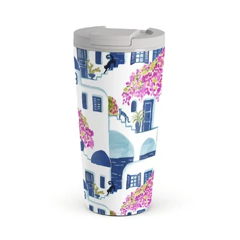 Santorini - Travel Mug, 500 ml / Flap