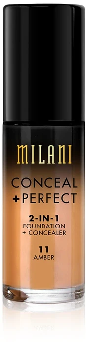 Milani Cosmetics - Conceal+Perfect Liquid Foundation - 11 Amber