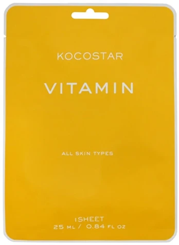 Kocostar Antioxidant face mask Vitamin Sheet Mask 25 ml