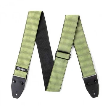 Gitaros diržas Dunlop Designer Jacquard Hexagon Echo Olive