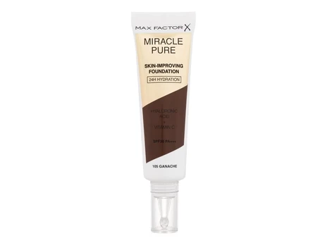Max Factor, Miracle Pure, Vitamin C, Medium, Kreminis Foundation, 105, Ganache, Yes, 30 ml
