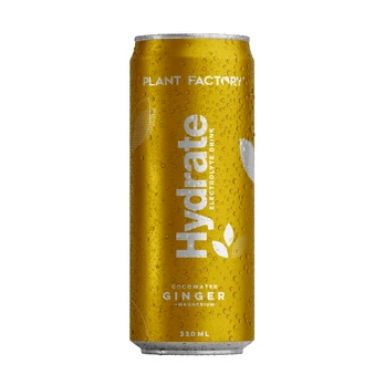 Gazuotas kokosų vanduo HYDRATE GINGER
