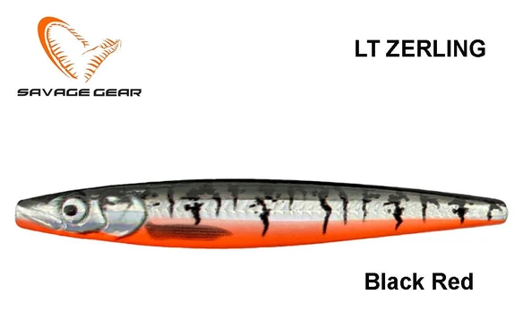 Blizgė Savage Gear LT Zerling Black Red 16 g
