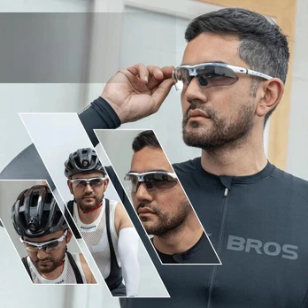 Rockbros 10002 polarizing cycling glasses - baltas