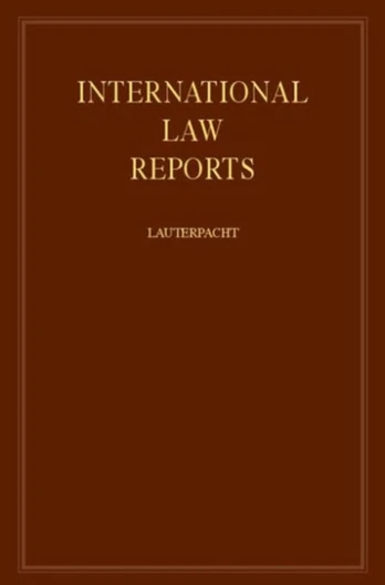 International Law Reports