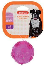 Žaislas šuniui Zolux Pop, 7.5 cm, Ø 7.5 cm, rožinis, 7.5 cm