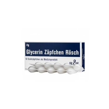 ROSCH glicerino žvakutės, 2 g, 10 vnt.