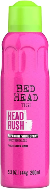 Tigi purškiamas plaukų blizgesys Tigi Bed Head Headrush Superfine Shine Spray 200ml